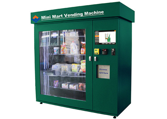 Máquina de venda automática da rede do de alta capacidade com aceitante da moeda, aceitante da cédula e leitor de cartão do crédito