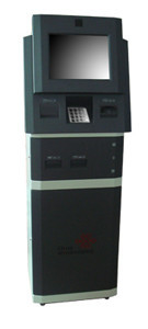 Quiosque do pagamento do écran sensível A15 para o sistema de gestão do banco com almofada do PIN, leitor de cartão, conta c